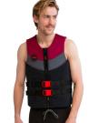 Neoprene Vest Men Burgundy Red