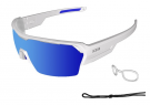 Race Matte White With Revo Blue Lens