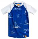 UV Shirt Sea Kids S/S Blue